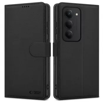 Tech-Protect Wallet tok Xiaomi Redmi 15 4G / 5G készülékhez, fekete