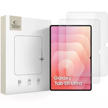 Tech-Protect Glass Fit+ edzettüveg képernyővédő Samsung Galaxy Tab S8 Ultra/S9 Ultra/S10 Ultra/S11 Ultra 14,6 inch készülékhez (2 darabos csomag)