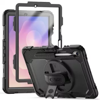 Tech-Protect Solid Rugged tok Samsung Galaxy Tab S11 11.0 (X730/X736B) készülékhez, fekete