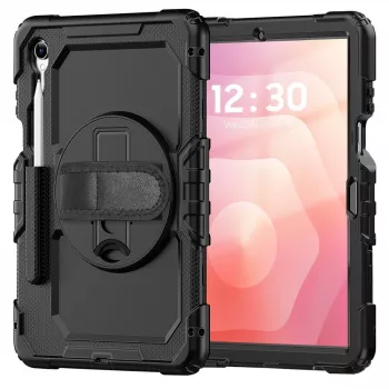 Tech-Protect Solid Rugged tok Samsung Galaxy Tab S11 11.0 (X730/X736B) készülékhez, fekete