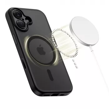 TECH-PROTECT MagPeak MagSafe tok iPhone 17 készülékhez, matt fekete
