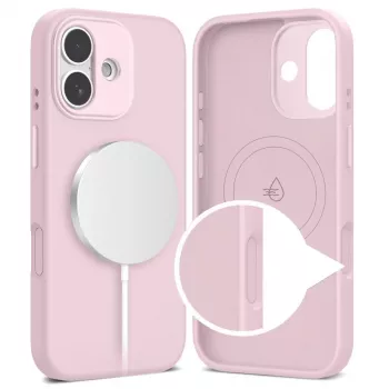 TECH-PROTECT UNIQ MagSafe iPhone 17 hátlap tok rózsaszín