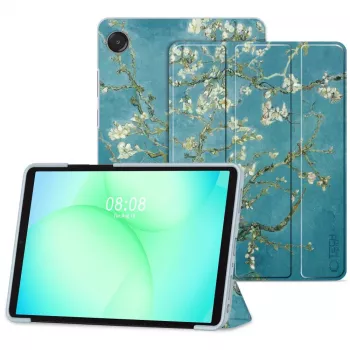 Tech-Protect Smart Case Samsung Galaxy Tab A9+/A11+ - Sakura cseresznyevirág-mintás