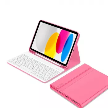 Tech-Protect SC Pen + billentyűzet tok iPad 10,9 inch (10. generáció, 2022) / 11 inch (2025) - magenta
