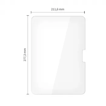 TECH-PROTECT Glass Fit+ 2 darabos edzettüveg képernyővédő iPad Air 13 inch (2024-2026) / iPad Pro 13 inch (2024-2025) átlátszó