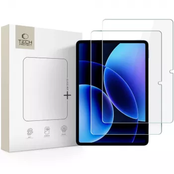Tech-Protect Glass Fit+ kijelzővédő fólia Xiaomi Pad 7 / 7 Pro / 8 / 8 Pro 11,2 hüvelykhez - 2 darabos csomag