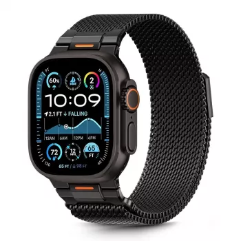 Tech-Protect Milano Vanguard Apple Watch 8 / 9 / 10 / 11 / SE / Ultra (44 / 45 / 46 / 49 mm) fekete
