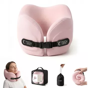TECH-PROTECT COMFORTREST TRAVEL NYAKPÁRNA PINK