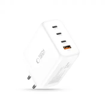TECH-PROTECT NC200W-GAN 4 portos hálózati töltő PD 200W / QC3.0 fehér