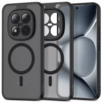Tech-Protect Magmat Magsafe Xiaomi Poco M8 Pro / Redmi Note 15 Pro+ Plus 5G, matt fekete