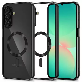 Tech-Protect Magflex MagSafe tok Samsung Galaxy A26 5G-hez csillogó fekete