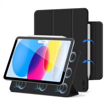 Tech-Protect Smartcase mágneses tok iPad 10,9 inch (10. generáció 2022) / iPad 11 inch (2025) készülékhez - fekete