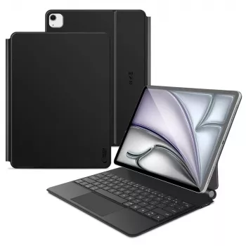 Tech-protect SC Magnetic + KB iPad PRO 12.9 inch 4/5/6 (2020-2022) / AIR 13 inch 1/2/3 (2024-2026) készülékhez fekete