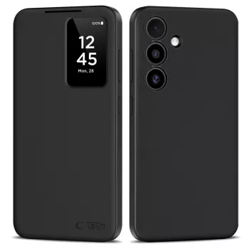 Tech-Protect Smart pénztárcás tok Samsung Galaxy S25+ készülékhez - matt fekete