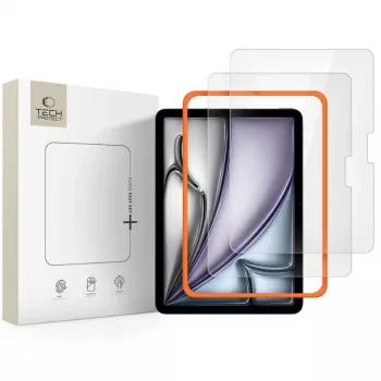TECH-PROTECT Easy Set+ 2-Pack edzettüveg képernyővédő iPad Air 11 inch 6/7/8 (2024-2026) átlátszó