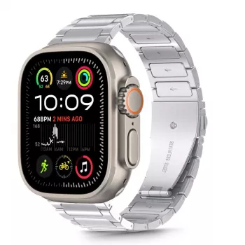 TECH-PROTECT STAINLESS CLASSIC APPLE WATCH 8 / 9 / 10 / 11 / SE / ULTRA (44 / 45 / 46 / 49 MM) EZÜST