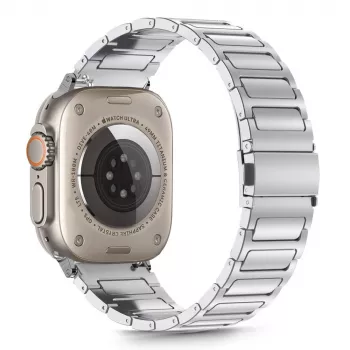 TECH-PROTECT STAINLESS CLASSIC APPLE WATCH 8 / 9 / 10 / 11 / SE / ULTRA (44 / 45 / 46 / 49 MM) EZÜST