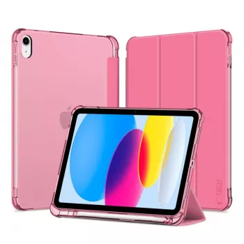 Tech-Protect SmartCase Pen Hybrid iPad 10.9 (10. generáció 2022) / 11 inch (2025) - rózsaszín