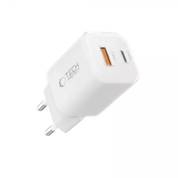 TECH-PROTECT NCM33 2 portos hálózati töltő PD 33W / QC3.0 fehér