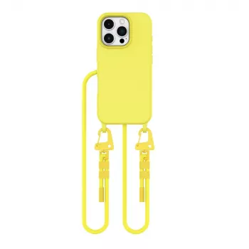 Tech-Protect Magnecklace MagSafe tok Apple iPhone 16 Pro sárga