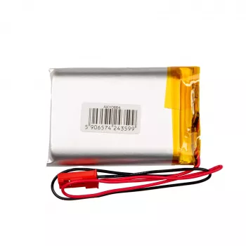 Akyga AKY0664 LP103451 Li-Po akkumulátor 3,7 V 1850 mAh, PCM, JST 2,54 2 pólusú, 150 mm