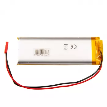 Akyga AKY0829 LP123497 Li-Po akkumulátor 3,7V 4500mAh PCM-mel JST 2.54 2 pólusú 150mm