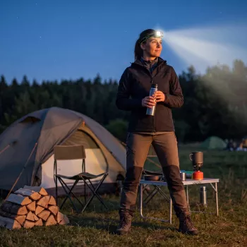 VAYOX VA0454 újratölthető LED fejlámpa 220 lumen 800mAh IPX4 meleg fehér, semleges fehér, piros