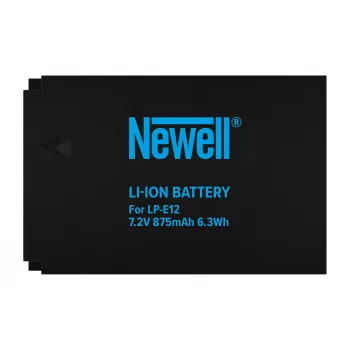 Newell csereakkumulátor Canon LP-E12-höz, 875mAh, 7,2V Li-Ion