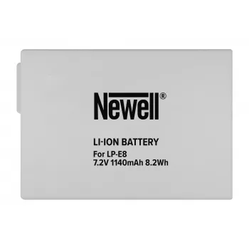 Newell csereakkumulátor Canon LP-E8-hoz (1120mAh, 7,4V, Li-Ion)
