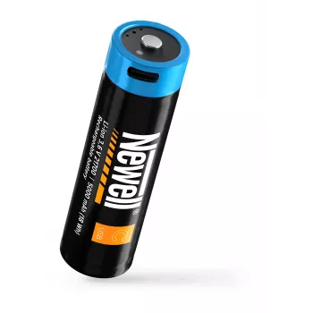 Newell 21700 USB-C 5000 mAh Li-Ion újratölthető akkumulátor (2 darabos csomag, buborékcsomagolás)