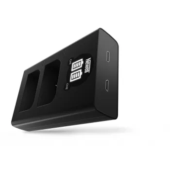 Newell DL-USB-C kétcsatornás töltő Olympus BLX-1 akkumulátorokhoz