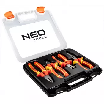 NEO TOOLS 1000V szigetelt fogókészlet, 4 darabos