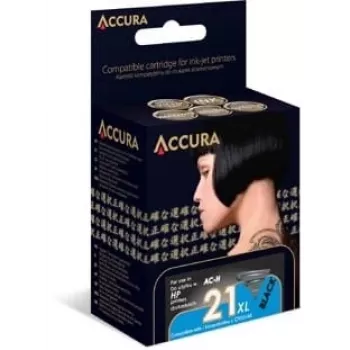 ACCURA nyomtatópatron HP 21 XL (C9351CE) kompatibilis fekete nagy kapacitás