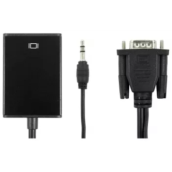 Accura VGA + minijack - HDMI 0,2 m video- és audiokonverter
