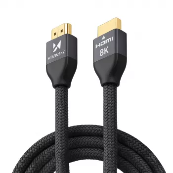 Wozinsky HDMI 2.1 kábel 8K 60Hz 48Gbps / 4K 120Hz / 2K 144Hz 3m ezüst (WHDMI-30)