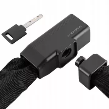 ROCKBROS kulcsos kábeles zár 0,97 m fekete