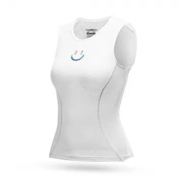 ROCKBROS YDBX001 női gyorsan száradó kerékpáros alaping ujjatlan fehér XL/XXL