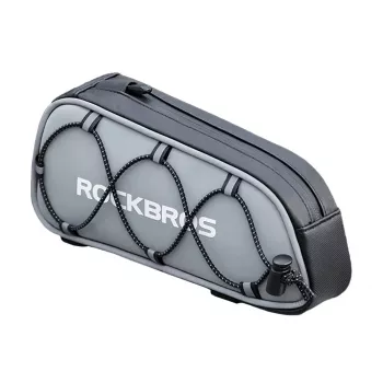 Rockbros kerékpáros váztáska 0,9 L ezüst