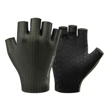 ROCKBROS S107 lélegző rövidujjas kerékpáros kesztyű XXL zöld
