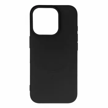 HURTEL Liquid Silicone védőtok iPhone 17 Pro Max készülékhez, fekete