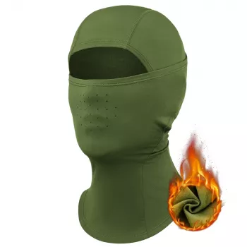 Qunature 13230023015 kerékpáros/motoros balaclava, L méret – zöld