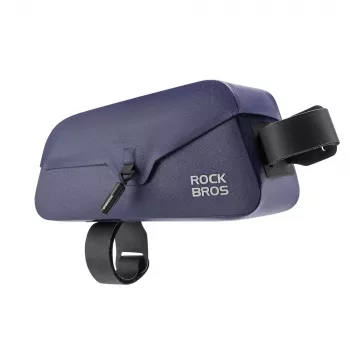 ROCKBROS kerékpár-váz táska, 0,9 l, vízálló, mágneses zárral, kék