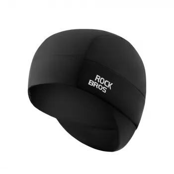ROCKBROS M015 téli kétoldalas kerékpáros sapka fekete 54-61 cm