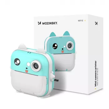 Wozinsky WDT-02 azonnali fényképező digitális kamera gyerekeknek – kék