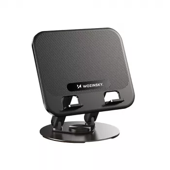 Wozinsky WRS-K75 forgatható laptop- és tabletállvány – fekete