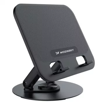 Wozinsky WRS-K75 forgatható laptop- és tabletállvány – fekete