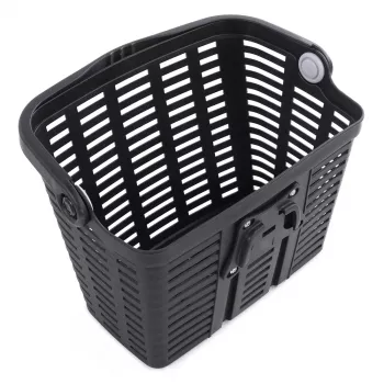 Wozinsky WKR-PK kerékpárkosár, műanyag, fekete, kormányrögzítés, 15L