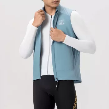 ROCKBROS YDMJ003 szélálló kerékpáros mellény tavasz/ősz M méret kék