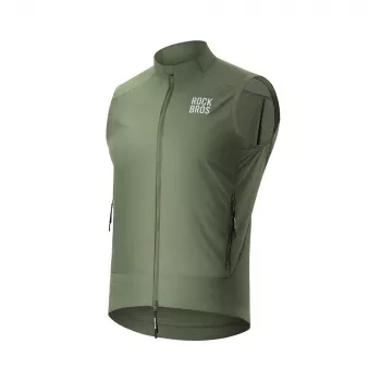 ROCKBROS YDMJ003 szélálló kerékpáros mellény tavasz/ősz XXL zöld