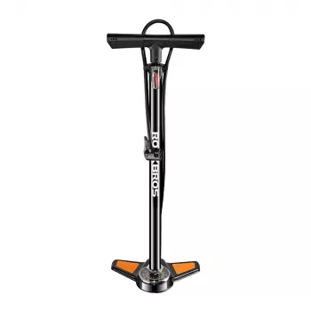 ROCKBROS GP6532B álló pumpa manométerrel – fekete/narancssárga